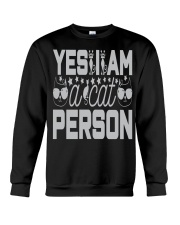 YES I'M A CAT PERSON Crewneck Sweatshirt tile