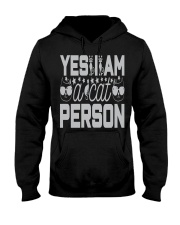 YES I'M A CAT PERSON Hooded Sweatshirt tile