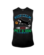 KEEP CALM AND PET A DOG Sleeveless Tee tile