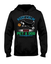 KEEP CALM AND PET A DOG Hooded Sweatshirt tile