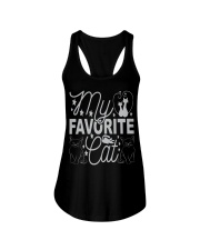 MY FAVORITE CAT Ladies Flowy Tank tile