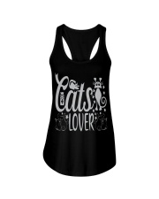 CATS LOVER Ladies Flowy Tank tile