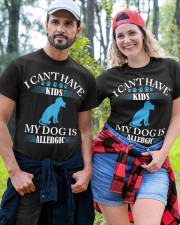 I CAN'T HAVE KIDS MY DOG IS ALLERGIC Classic T-Shirt custom-t-shirts-classic-lifestyle-front-380