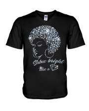 NOVEMBER GIRLS ROCK V-Neck T-Shirt thumbnail