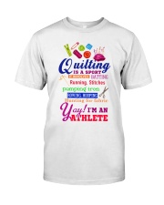QUILTING IS A SPORT Premium Fit Mens Tee tile