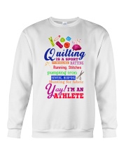 QUILTING IS A SPORT Crewneck Sweatshirt tile