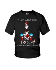 I SEW AND I KNOW THINGS Youth T-Shirt thumbnail