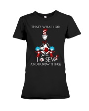 I SEW AND I KNOW THINGS Premium Fit Ladies Tee thumbnail