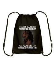 STRONG MAN Drawstring Bag thumbnail