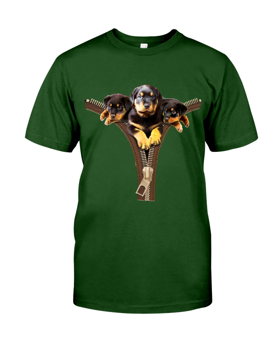 ROTTIES ON ZIPPER Classic T-Shirt