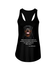 ROTTIE TALKING Ladies Flowy Tank thumbnail