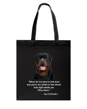 ROTTIE TALKING Tote Bag thumbnail