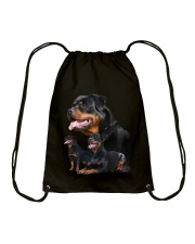 ROTTIES ON SHIRT Drawstring Bag thumbnail