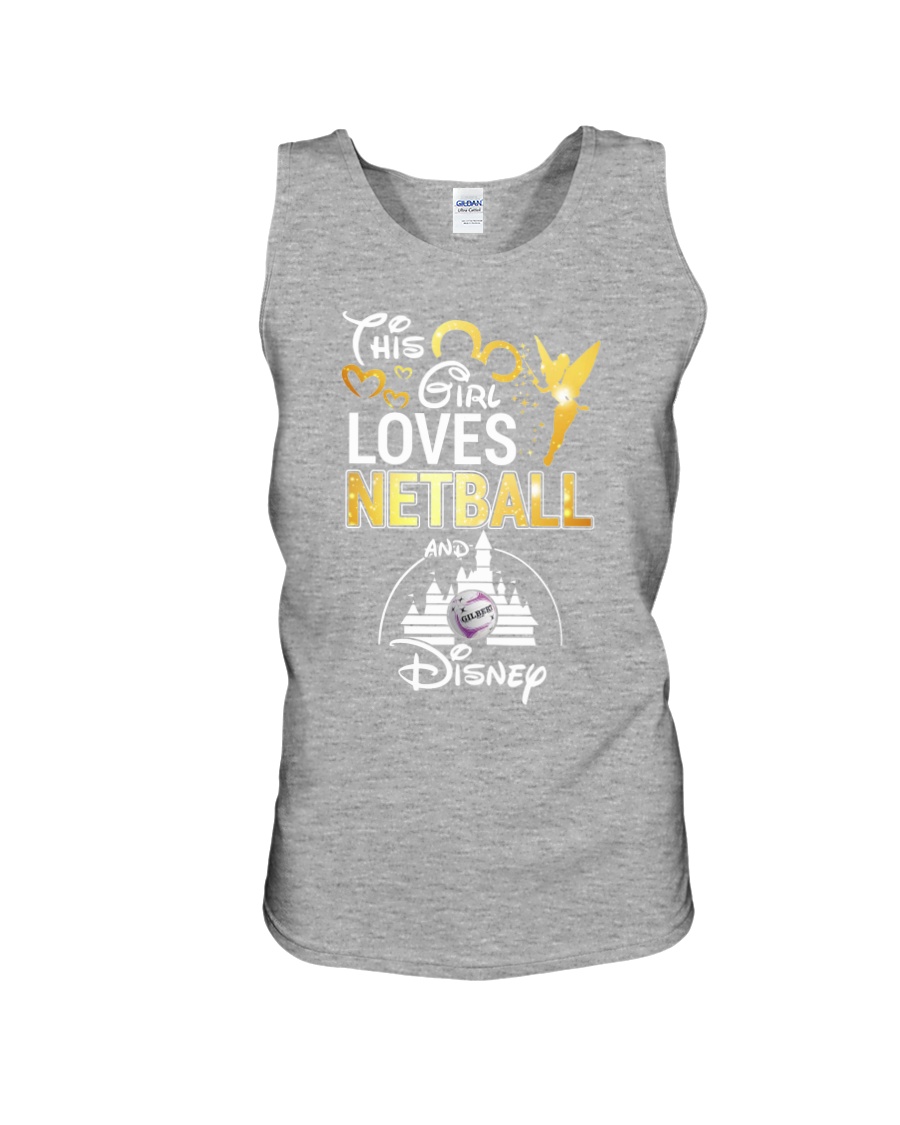 THIS GIRL LOVE NETBALL Unisex Tank