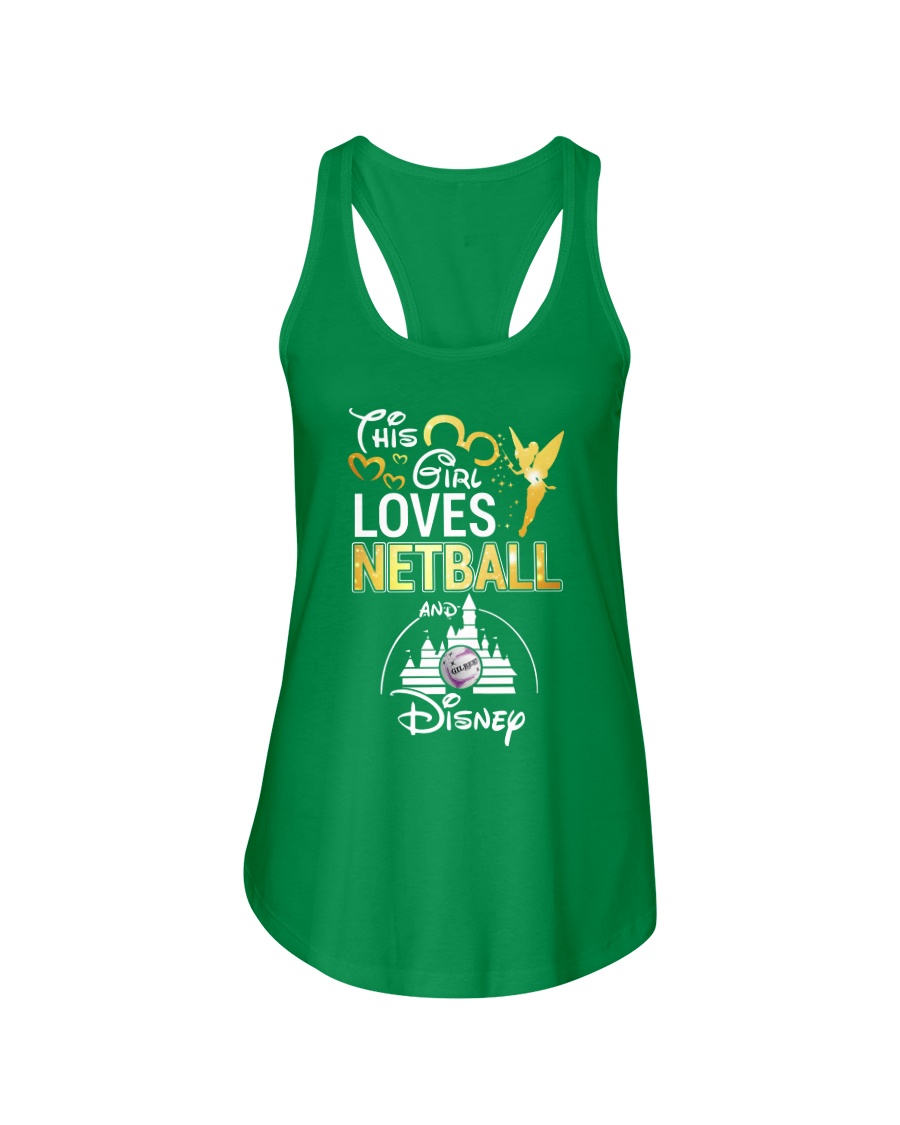 THIS GIRL LOVE NETBALL Ladies Flowy Tank