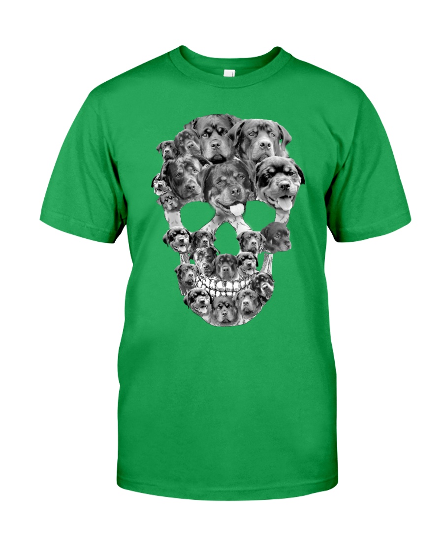 ROTTIES SKULL Classic T-Shirt