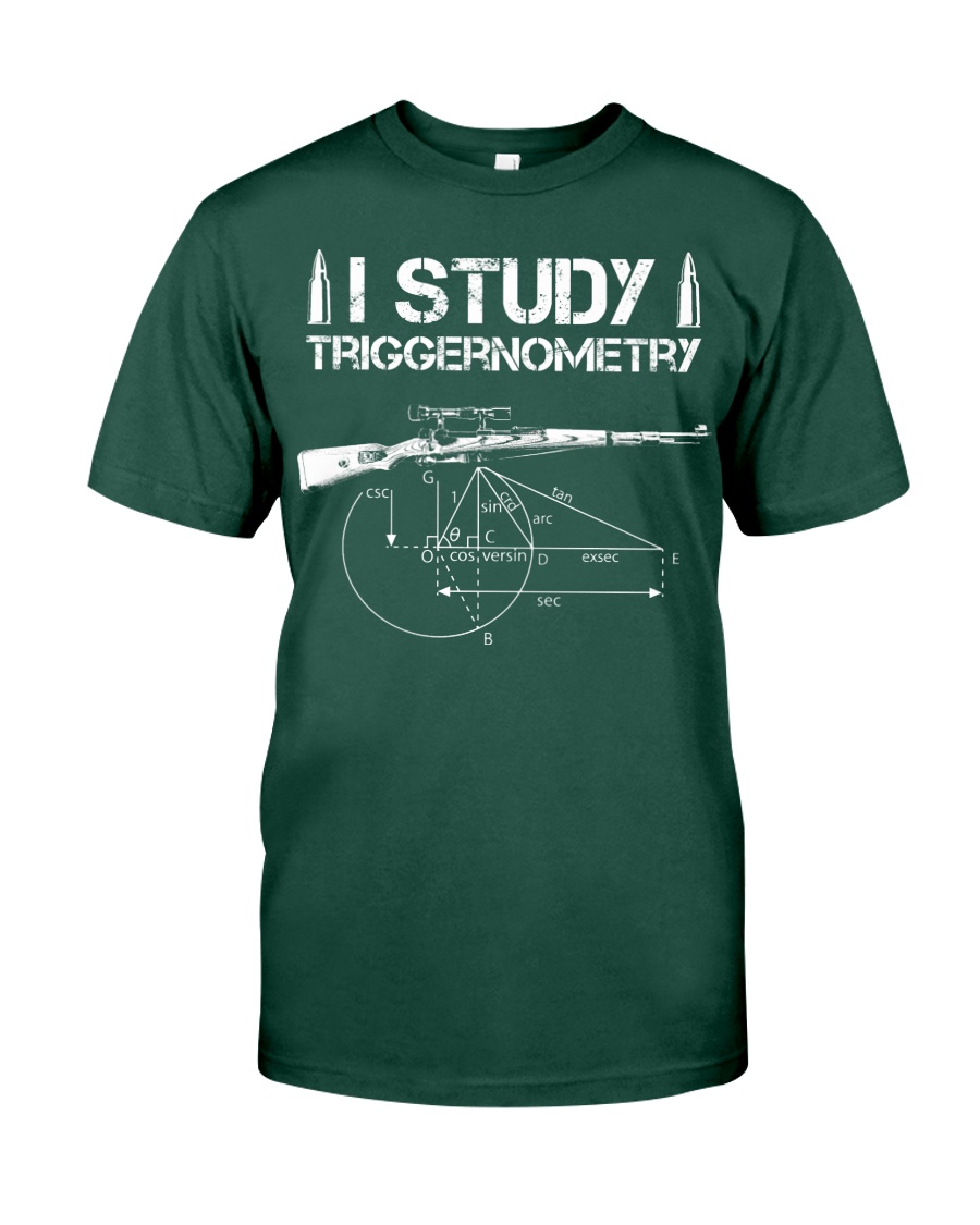 I STUDY TRIGGERNOMETRY Premium Fit Mens Tee