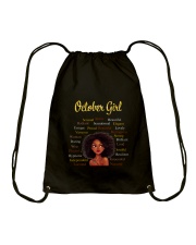 OCTOBER GIRL Drawstring Bag thumbnail