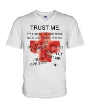 TRUST THIS NURSE V-Neck T-Shirt thumbnail