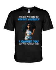 I IGNORED YOU V-Neck T-Shirt thumbnail