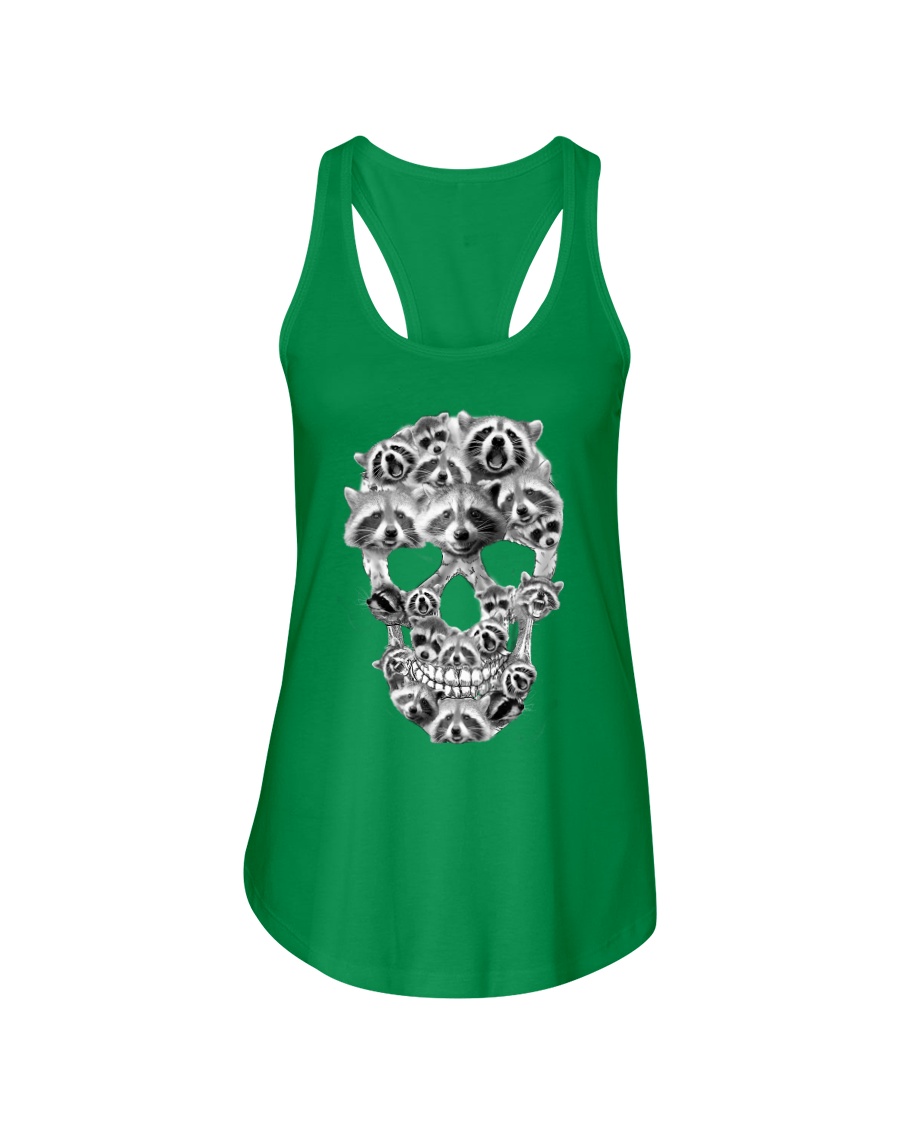 RACCOON SKLL Ladies Flowy Tank