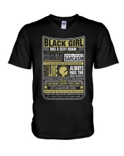 BLCK GIRL THING V-Neck T-Shirt thumbnail