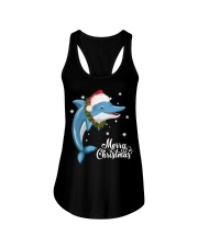 DOLPHIN CHRISTMAS Ladies Flowy Tank thumbnail