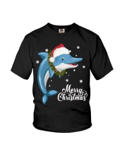 DOLPHIN CHRISTMAS Youth T-Shirt thumbnail