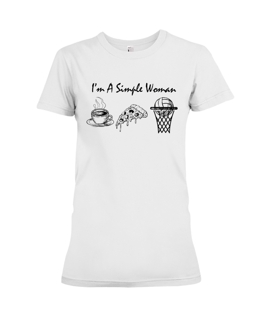 I'M A SIMPLE WOMAN Premium Fit Ladies Tee