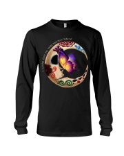 I LOVE BUTTERFLY TO THE MOON AND BACK Long Sleeve Tee thumbnail