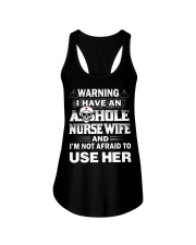 WARNING MY NURSE Ladies Flowy Tank thumbnail