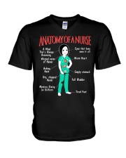ANATOMY OF A NURSE V-Neck T-Shirt thumbnail