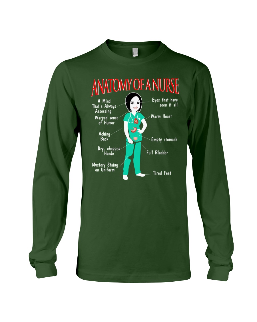 ANATOMY OF A NURSE Long Sleeve Tee