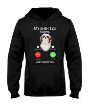 MY SHIH TZU IS CALLING Hooded Sweatshirt thumbnail