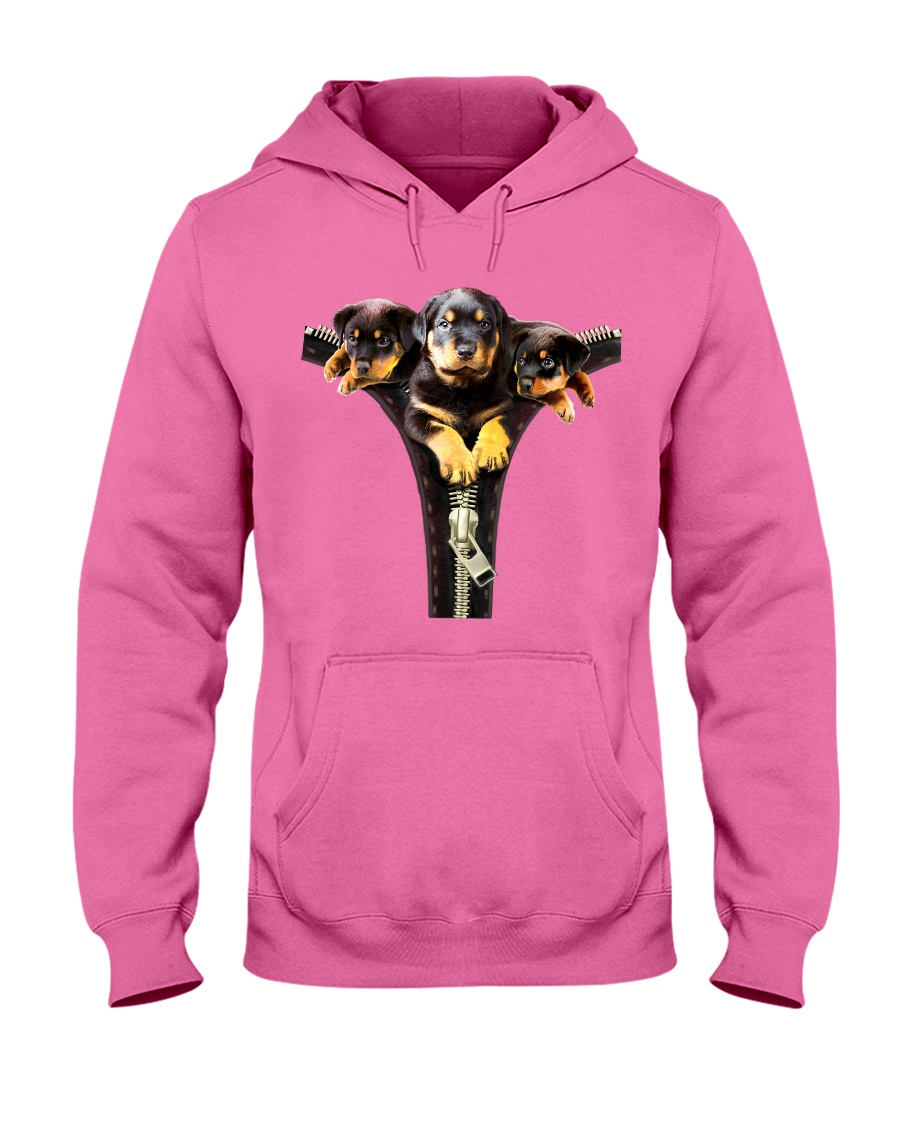 ROTTIES ON SHIRT Hooded Sweatshirt