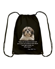 TALKING SHIH TZU Drawstring Bag thumbnail