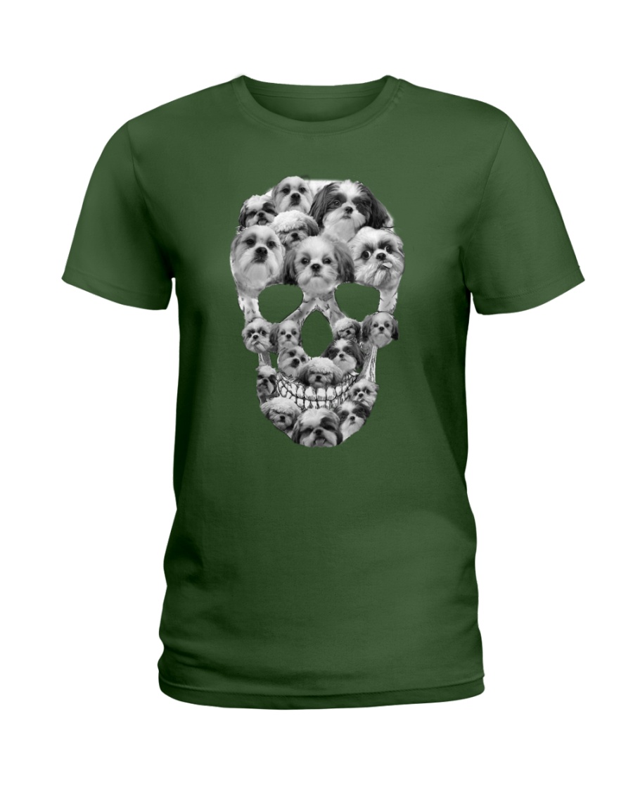 SHIH TZU SKLL Ladies T-Shirt
