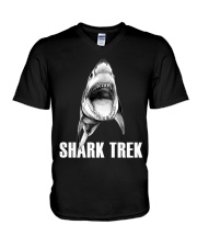 FUNNY SHARK V-Neck T-Shirt thumbnail