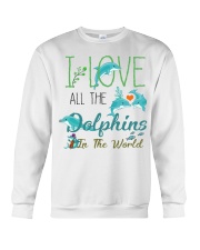 I LOVE DOLPHINS Crewneck Sweatshirt thumbnail