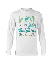 I LOVE DOLPHINS Long Sleeve Tee thumbnail