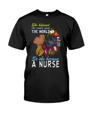SHE BECAME A NURSE Premium Fit Mens Tee thumbnail