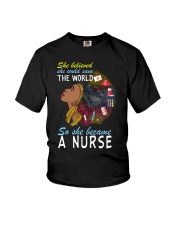 SHE BECAME A NURSE Youth T-Shirt thumbnail