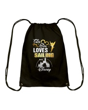 This girl loves sailing Drawstring Bag thumbnail