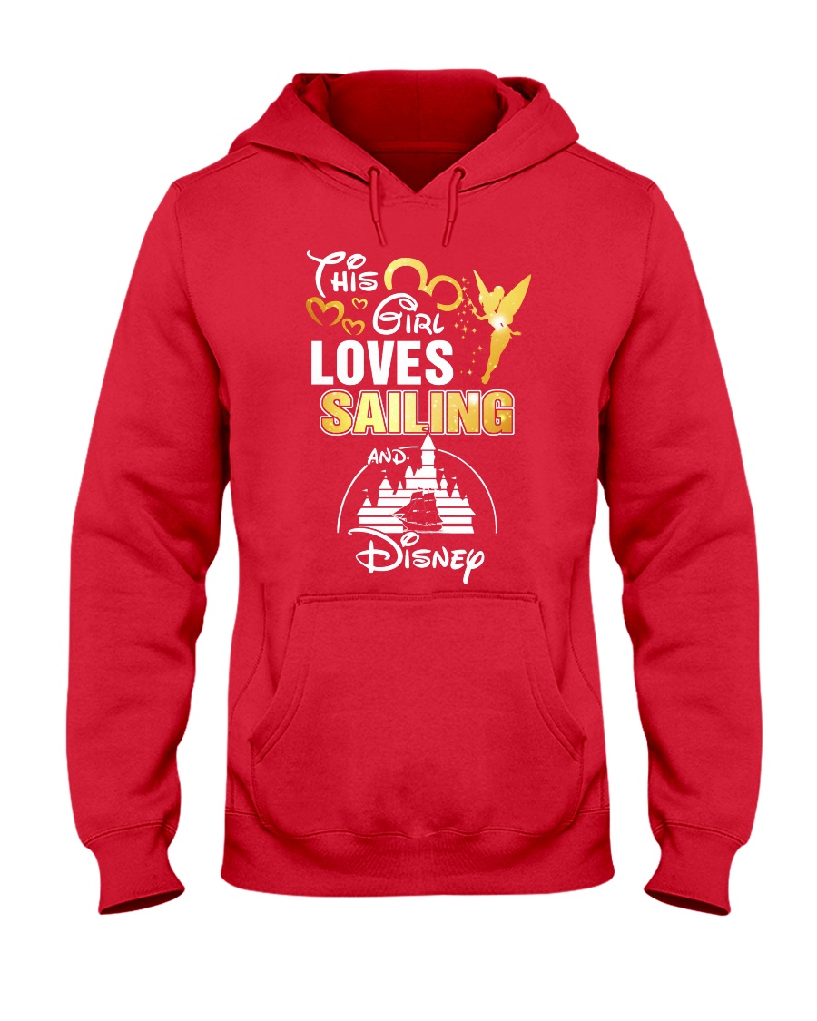 This girl loves sailing Hooded Sweatshirt