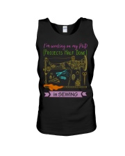 I'M WORKING ON MY PhD IN SEWING Unisex Tank thumbnail