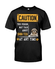 THIS PERSON MAY TALK ABOUT SHIH TZU Premium Fit Mens Tee thumbnail