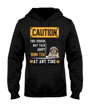 THIS PERSON MAY TALK ABOUT SHIH TZU Hooded Sweatshirt thumbnail