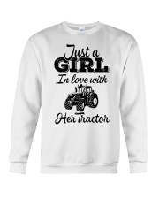 JUST A GIRL IN LOVE WITH HER TRACTOR Crewneck Sweatshirt tile