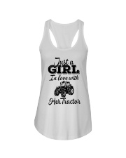 JUST A GIRL IN LOVE WITH HER TRACTOR Ladies Flowy Tank tile