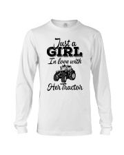 JUST A GIRL IN LOVE WITH HER TRACTOR Long Sleeve Tee tile